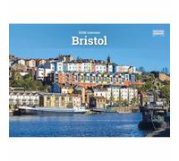 Carousel Worldwide Bristol 2026 A5 Wall Calendar - Scenic City Photography, Monthly Planner, 12-Month Organiser for Home or Office