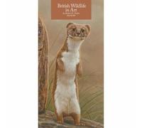 Carousel Worldwide British Wildlife in Art 2026 Slim Diary Planner - Week-to-View Pocket Diary, Illustrated Wildlife Cover, Organiser for Handbag or Jacket Pocket