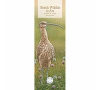 Carousel Worldwide, British Wildlife in Art By Robert Fuller 2026 Slim Wall Calendar