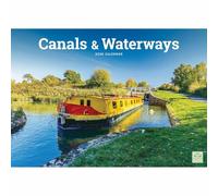 Carousel Worldwide, Canals & Waterways 2026 A4 Wall Calendar