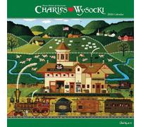 Carousel Worldwide, Charles Wysocki, Americana 2026 Square Wall Calendar