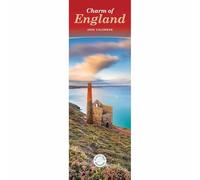 Carousel Worldwide, Charm of England 2026 Slim Wall Calendar