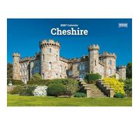 Carousel Worldwide Cheshire 2027 Wall Calendar, A5 Format, 12-Month Monthly Calendar, Full-Color Cheshire Photography