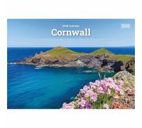 Carousel Worldwide Cornwall 2026 A5 Wall Calendar - Scenic Photography, Monthly Planner, 12-Month Organiser for Home or Office