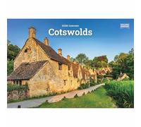 Carousel Worldwide Cotswolds 2026 A5 Wall Calendar - Scenic Countryside Photography, Monthly Planner, 12-Month Organiser for Home or Office