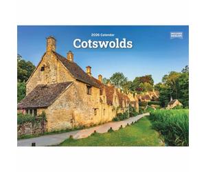 Carousel Worldwide Cotswolds 2026 A5 Wall Calendar - Scenic Countryside Photography, Monthly Planner, 12-Month Organiser for Home or Office