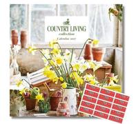 Carousel Worldwide Country Living 2027 Wall Calendar with Planner Stickers | 30.5x30.7 cm | Month to View | High Quality Images | Space for Notes | Pre-punched Hole for Hanging | For Home & Office