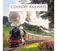 Carousel Worldwide Country Railways 2027 Wall Calendar, 12-Month Calendar, Traditional Railway Scenes
