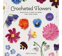 Carousel Worldwide, Crocheted Flowers 2026 Square Wall Calendar