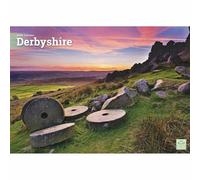 Carousel Worldwide Derbyshire 2026 A4 Wall Calendar - Scenic Photography, Monthly Planner, 12-Month Organiser for Home or Office