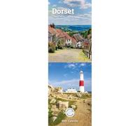 Carousel Worldwide Dorset 2027 Slim Wall Calendar, 12-Month Calendar, Coastal & Countryside Photography