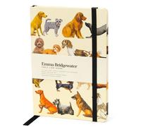 Carousel Worldwide Emma Bridgewater Dogs A5 Hardback Notebook - 170+ Numbered Lined Pages, Elastic Closure & Ribbon Bookmark, FSC-Certified Ivory Paper, Journal for Work, School & Office