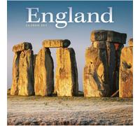 Carousel Worldwide England 2027 Square Wall Calendar, 12-Month Calendar, Iconic English Landscapes
