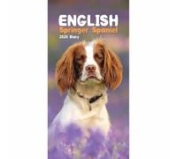 Carousel Worldwide, English Springer Spaniels 2026 Slim Diary Planner