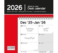 Carousel Worldwide, Essential Week-to-view 2026 Easel Desk Calendar
