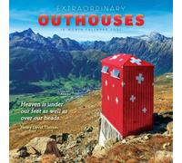 Carousel Worldwide Extraordinary Outhouses 2027 Square Wall Calendar - 16-Month Calendar, Unique and Quirky Outdoor Structures, Monthly Square Wall Calendar, 12″ × 12″, Gift