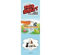 Carousel Worldwide Fred Basset 2027 Slim Wall Calendar, 12-Month Calendar, Classic Comic Strip Art