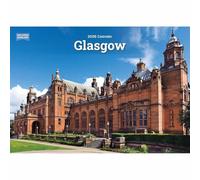 Carousel Worldwide Glasgow 2026 A5 Wall Calendar - Scenic UK Photography, Monthly Planner, 12-Month Organiser for Home or Office