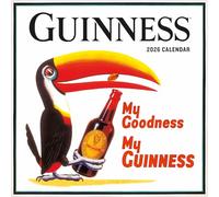 Carousel Worldwide, Guinness Poster Art 2026 Square Wall Calendar