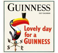 Carousel Worldwide Guinness Poster Art 2027 Square Wall Calendar, 12-Month Calendar, Vintage Advertising Posters