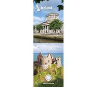Carousel Worldwide Ireland 2027 Slim Wall Calendar, 12-Month Calendar, Scenic Irish Landscapes