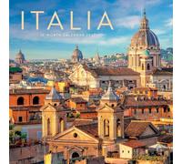 Carousel Worldwide Italia 2027 Square Wall Calendar, 12-Month Calendar, Iconic Italian Landscapes & Culture