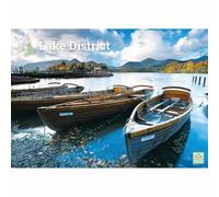 Carousel Worldwide Lake District 2026 A4 Wall Calendar - Scenic Landscape Photography, Monthly Planner, 12-Month Organiser for Home or Office