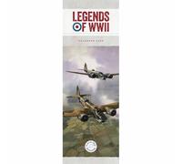 Carousel Worldwide, Legends of WWII 2026 Slim Wall Calendar