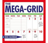 Carousel Worldwide, Mega Grid 2026 Square Wall Calendar