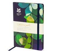 Carousel Worldwide National Trust Illustrated A5 Hardback Notebook - 170+ Numbered Lined Pages, Elastic Closure & Ribbon Bookmark, FSC-Certified Ivory Paper, Journal for Work, School & Office