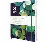 Carousel Worldwide National Trust Illustrated A5 Hardback Notebook - 170+ Numbered Lined Pages, Elastic Closure & Ribbon Bookmark, FSC-Certified Ivory Paper, Journal for Work, School & Office