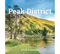 Carousel Worldwide Peak District 2026 Desk Calendar - Scenic Landscape Photography Easel Planner
