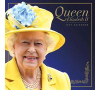 Carousel Worldwide Queen Elizabeth II 2027 Square Wall Calendar, 12-Month Calendar, Historic Royal Photography