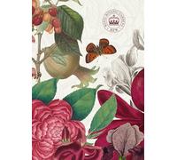 Carousel Worldwide Royal Botanical Gardens Kew A5 Hardback Notebook - 170+ Numbered Lined Pages, Elastic Closure & Ribbon Bookmark, FSC-Certified Ivory Paper, Journal for Work, School & Office