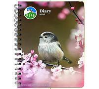 Carousel Worldwide RSPB 2026 Deluxe Wire-O Diary Planner - Weekly & Monthly Organiser with Wildlife Illustrations