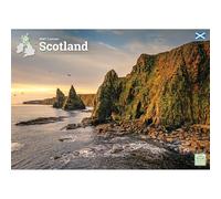 Carousel Worldwide Scotland 2027 Wall Calendar, A4 Format, 12-Month Monthly Calendar, Scenic Scottish Landscape Photography