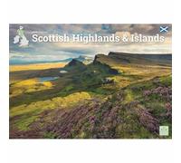 Carousel Worldwide Scottish Highlands & Islands 2026 A4 Wall Calendar - Scenic Photography, Monthly Planner, 12-Month Organiser for Home or Office