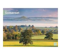 Carousel Worldwide Somerset 2027 Wall Calendar, A4 Format, 12-Month Monthly Calendar, Scenic Countryside Photography