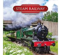 Carousel Worldwide, Steam Railway 2026 Square Wall Calendar