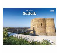Carousel Worldwide Suffolk 2026 A5 Wall Calendar - Scenic Photography, Monthly Planner, 12-Month Organiser for Home or Office