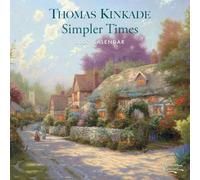 Carousel Worldwide Thomas Kinkade Simpler Times 2027 Square Wall Calendar, 12-Month Calendar, Nostalgic Art Scenes