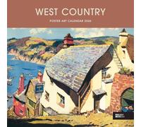 Carousel Worldwide, West Country Poster Art 2026 Wire-o Wall Calendar