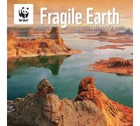 Carousel Worldwide WWF Fragile Earth 2027 Square Wall Calendar, 12-Month Calendar, Environmental Awareness Photography