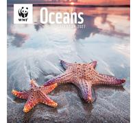 Carousel Worldwide WWF Oceans 2027 Square Wall Calendar, 12-Month Calendar, Ocean & Marine Life Photography