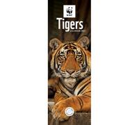 Carousel Worldwide WWF Tigers 2027 Slim Wall Calendar, 12-Month Calendar, Majestic Big Cat Photography