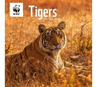 Carousel Worldwide WWF Tigers 2027 Square Wall Calendar, 12-Month Calendar, Tiger Wildlife Photography
