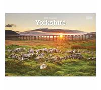 Carousel Worldwide Yorkshire 2026 A5 Wall Calendar - Scenic UK Photography, Monthly Planner, 12-Month Organiser for Home or Office