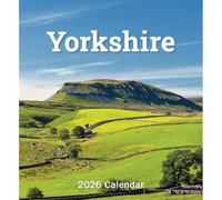 Carousel Worldwide Yorkshire 2026 Desk Calendar - Scenic UK Landscapes, Monthly Flip Stand Calendar, 12-Month Organizer for Home or Office