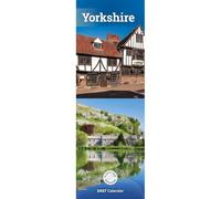 Carousel Worldwide Yorkshire 2027 Slim Wall Calendar, 12-Month Calendar, Scenic County Landscapes