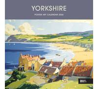 Carousel Worldwide, Yorkshire Poster Art 2026 Wire-o Wall Calendar